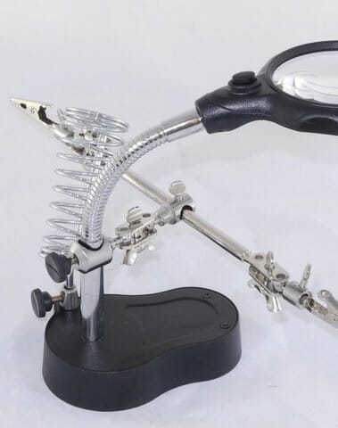 Helpende hand Vergrootglas Alligator Clip Houder Klem Juwelier Soldeerbank Gereedschap Derde hand 3e - België