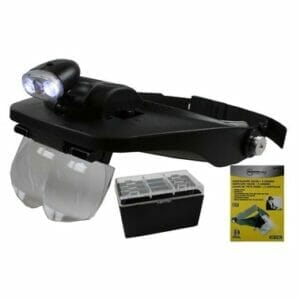 Hoofdloep 3x led en 4 lenzen...