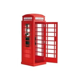 London Telephone Box Schaal...