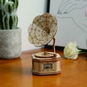 Grammofoon  – 3D Puzzel Grammofoon  – 3D Puzzel