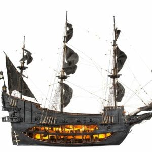Flying Dutchman / Pirates of the Caribbean / Jack Sparrow – Houten Modelbouw – schaal 1:50