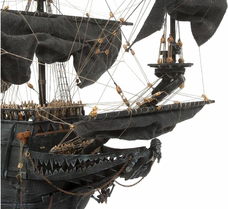 plan gebed spontaan Flying Dutchman / Pirates of the Caribbean / Jack Sparrow - Houten Modelbouw  - schaal 1:50 - DIY Houten Wereld