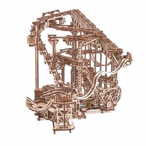 Knikkerbaan “Spiral marble run” – Model op Batterijen – Woodtrick