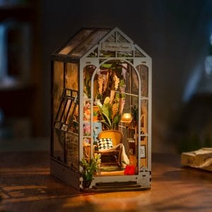 Book Nook Garden House – Houten DIY Book Nook – TGB06