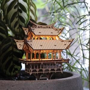 Tiny Treehouse – Temple of Gratitude – 3D Houten Puzzel