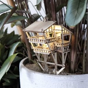Tiny Treehouse – Tropical Lookout – 3D Houten Puzzel