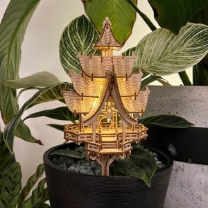 Tiny Treehouse – Temple of Joy – 3D Houten Puzzel