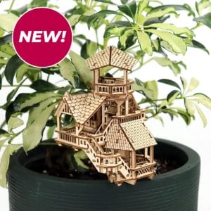 Tiny Treehouse – Forest Cottage – 3D Houten Puzzel