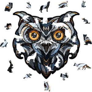 Houten Legpuzzel Eagle-Owl,...