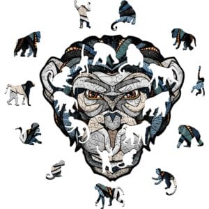 Houten Legpuzzel Chimpansee/Chimp,...