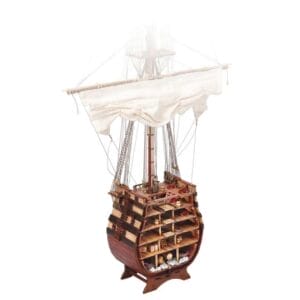 Sectie Santissima Trinidad – Historisch Schip – Houten Zelfbouwpakket – Schaal 1:90